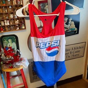 New Never Worn Pepsi Red, White, & Blue Swimsuit
